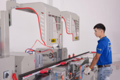 Máy cắt nhôm 2 đầu F88 6